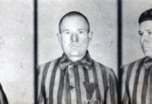 Ocalony przez świętego: historia Franciszka Gajowniczka, za którego umarł Kolbe Obozowe zdjęcia rejestracyjne z Auschwitz przedstawiające więźnia nr 5659 Franciszka Gajowniczka w pasiaku, w ujęciu z profilu, en face i w czapce