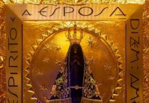 Aparecida w kampanii wyborczej: Brazylijczycy spierają się o patronkę narodu Czczona figura Matki Bożej z Aparecidy w złotym ołtarzu bazyliki Narodowego Sanktuarium w Brazylii
